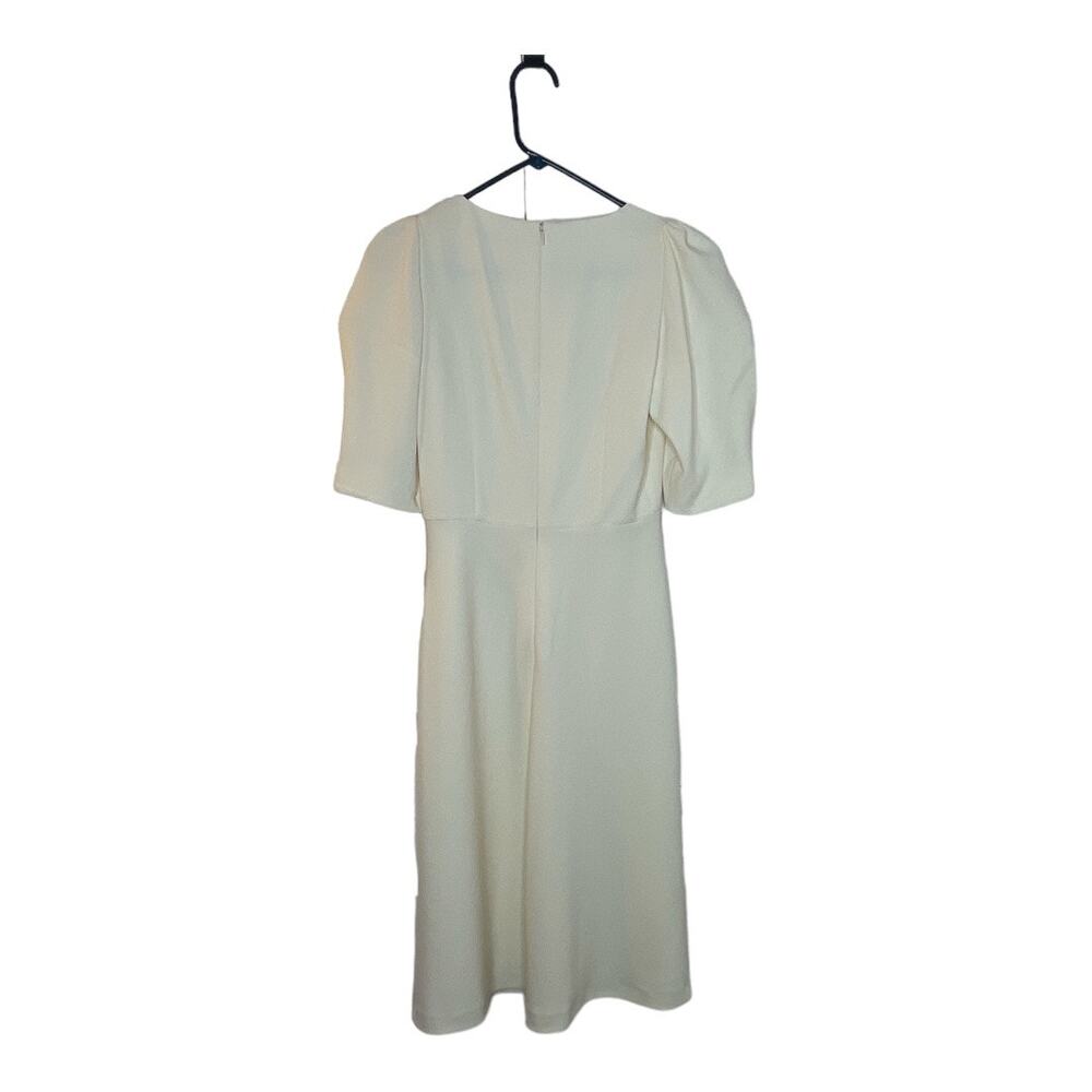 Antonio Melani New Ivory Misty Garden Half Sleeve Lined Midi Dress Size 2 - Picture 6 of 6
